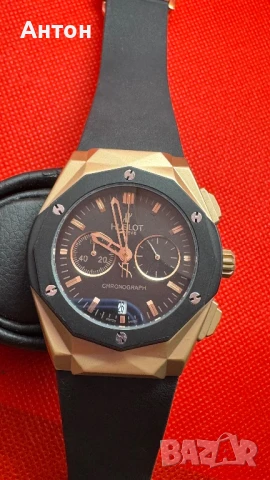Мъжки часовник Hublot с автоматичен механизъм, снимка 13 - Мъжки - 50988439