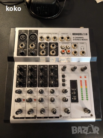 Миксер пулт смесител професионален 6 канален