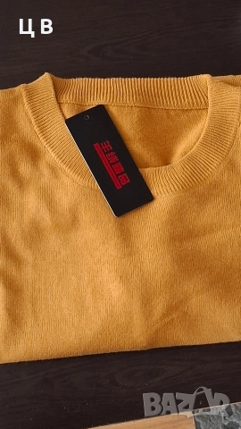 Чисто нов мъжки пуловер-кашмирел XL