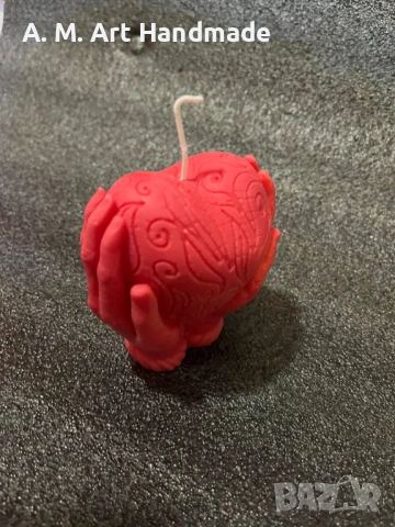 ❤️ „Сърце в длани“ – Ръчно изработена свещ от соев восък, снимка 6 - Романтични подаръци - 53384897