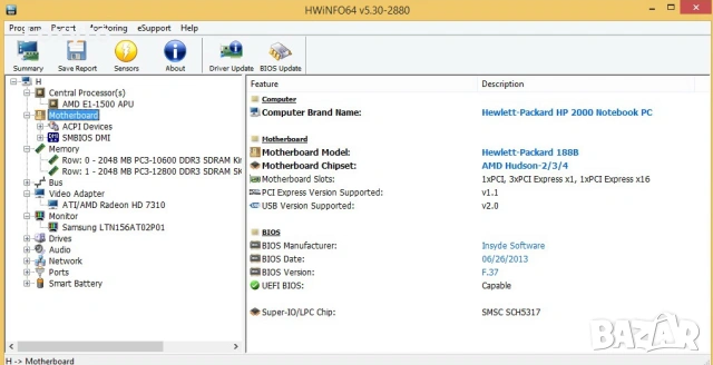 Лаптоп HP 2000 TPN-I108, снимка 7 - Лаптопи за дома - 53949580