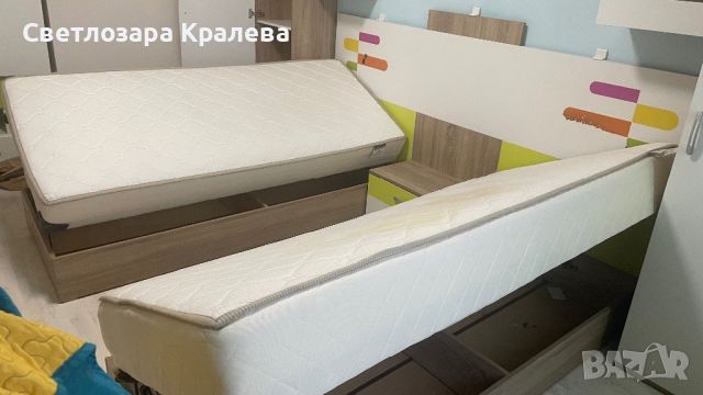 Две легла с матраци , снимка 1 - Спални и легла - 45745771