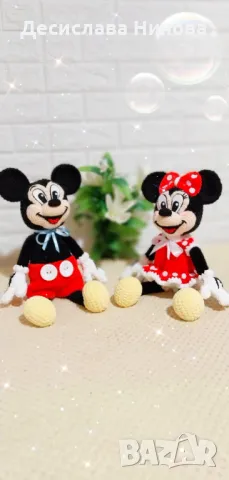 Мини Маус-ръчна изработка-45см, снимка 8 - Плюшени играчки - 42915035