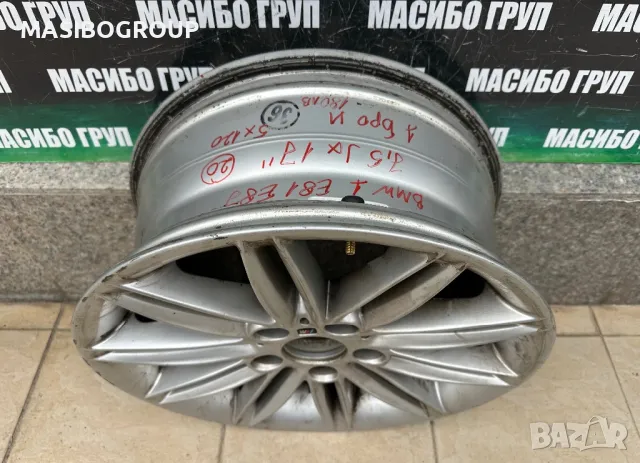 Джанта алуминиева джанти 7,5Jx17” за Бмв Bmw 1 E81 E87 E88,8036938, снимка 5 - Гуми и джанти - 49262538