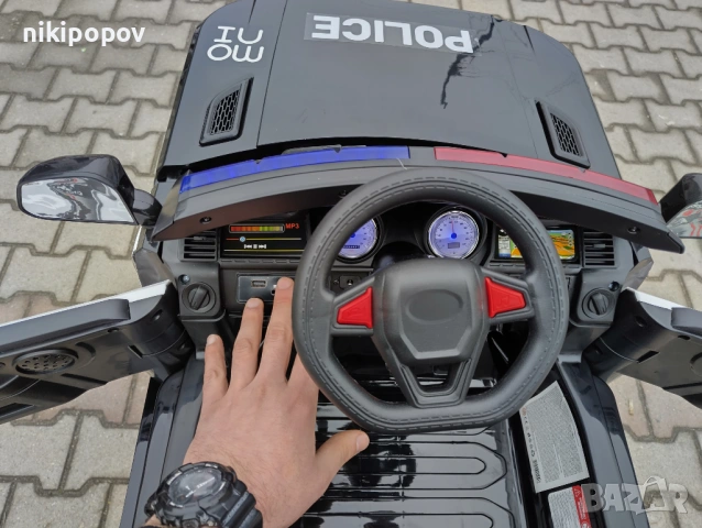 POLICE акумулаторен джип SQUAD черен, снимка 7 - Други - 53849935