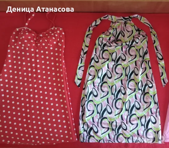 Рокли различни материи и цветове размери М и S, снимка 11 - Рокли - 46764898