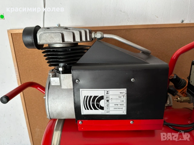 немски  маслен компресор " T.I.P"/24 l/, снимка 9 - Компресори - 53850320