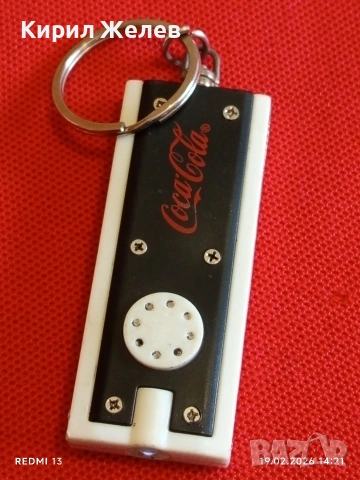 Рекламен ключодържател COCA COLA с фенерче за КОЛЕКЦИЯ ДЕКОРАЦИЯ 41756, снимка 6 - Колекции - 53535922