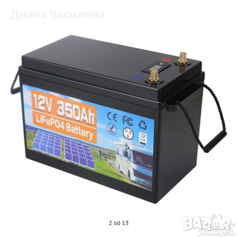  LiFeP04 Battery 12V 350AH NEW GRADE A 6000 CYCLES LIFE