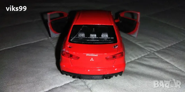 MITSUBISHI LANCER EVOLUTION X Welly - Мащаб 1:34-39, снимка 3 - Колекции - 49258508