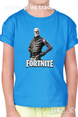 Детска тениска Фортнайт Fortnite Skull Trooper 02, снимка 13 - Детски тениски и потници - 48524404