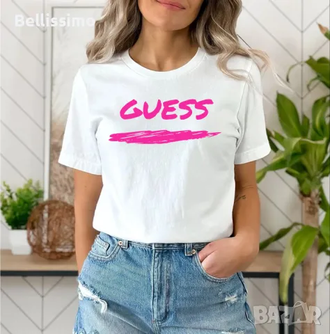 *GUESS* Дамска тениска Premium quality, снимка 1 - Тениски - 48452365