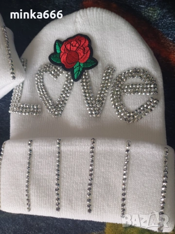 Ново!-Дамска красива шапка за Св.Валентин