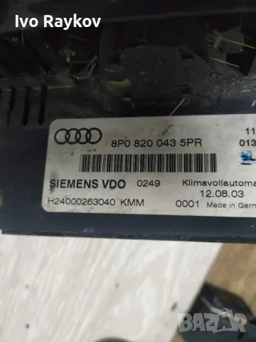 Панел климатроник за Audi A3 Hatchback II (05.2003 - 08.2012)  8P0 820 043 5PR, снимка 6 - Части - 48159697