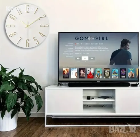 Уникален голям стенен часовник, снимка 4 - Стенни часовници - 50231893