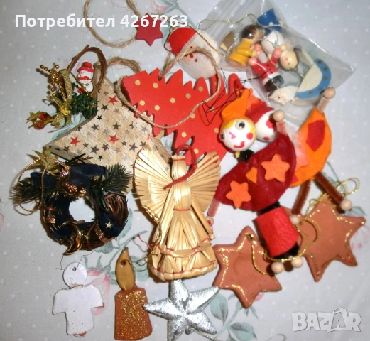 Лот винтидж коледни украшения