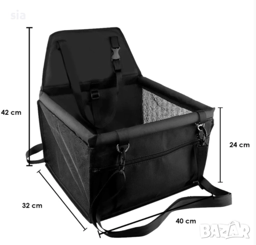 Кош за домашни любимци за кола, за транспортиране на кучета или котки, снимка 4 - Аксесоари и консумативи - 43055571