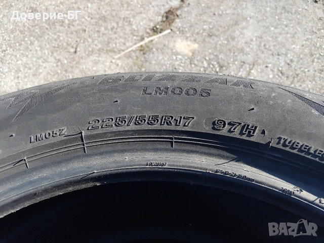 Гуми 225 55 17 Бриджистоун Bridgestone 4 броя. Нов внос. Не са нови!, снимка 13 - Гуми и джанти - 53695562