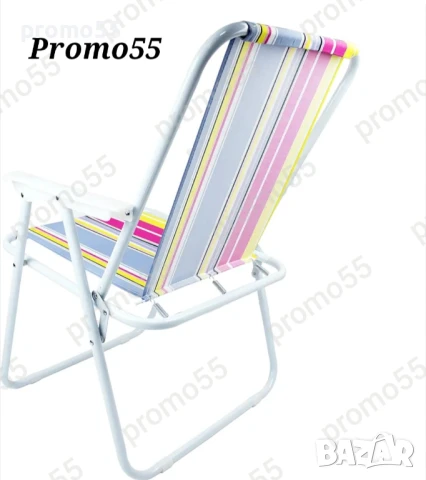 Сгъваем Плажен Стол Сгъваем стол за къмпинг, пикник до 80кг, снимка 14 - Къмпинг мебели - 50586011