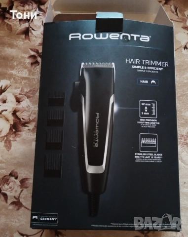 ROWENTA Нова Машинка за Подстригване с Гаранция Две години , снимка 3 - Машинки за подстригване - 51950859
