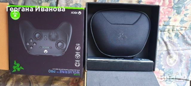 НОВ ОТВОРЕН САМО ЗА СНИМКИ ИМАМ ГО И В БЯЛО! Razer Wolverine V3 Pro – Безжичен Еспорт Контролер за X, снимка 2 - Аксесоари - 54297785