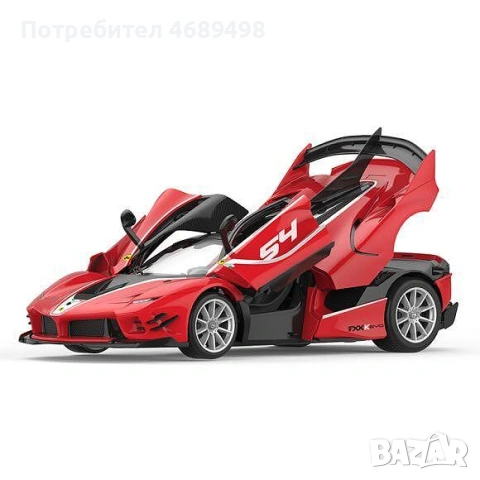 Кола за сглобяване Ferrari FXXK EVO R/C 84 части 1:18, снимка 4 - Коли, камиони, мотори, писти - 53511399