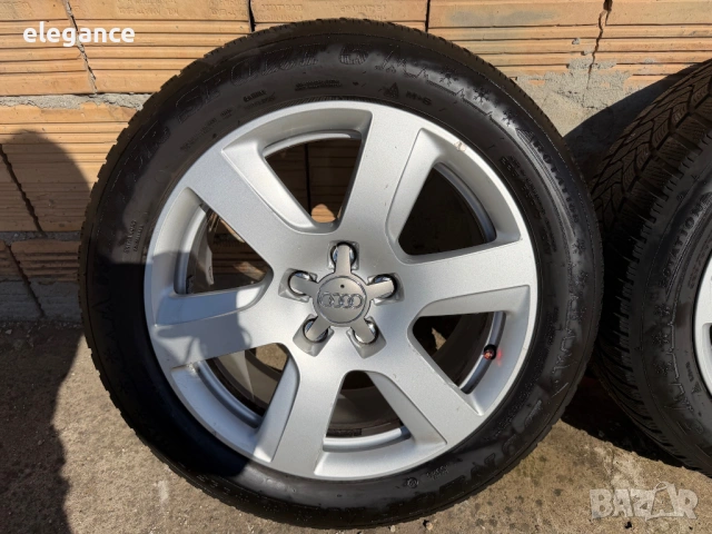 Оригинални алуминиеви джанти за Audi 5x112 17 цола, снимка 2 - Гуми и джанти - 53817084