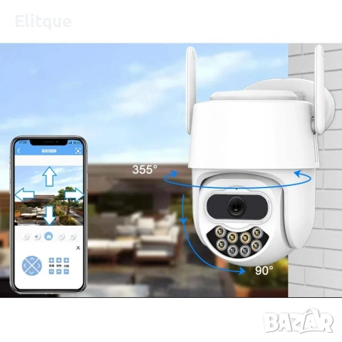 Безжична Wi-Fi Камера P7 - 8 МP, снимка 2 - Друга електроника - 53127631