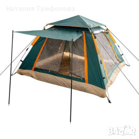 Палатка 4 местна Muhler 2008 220x220xH100см, снимка 2 - Палатки - 54181170