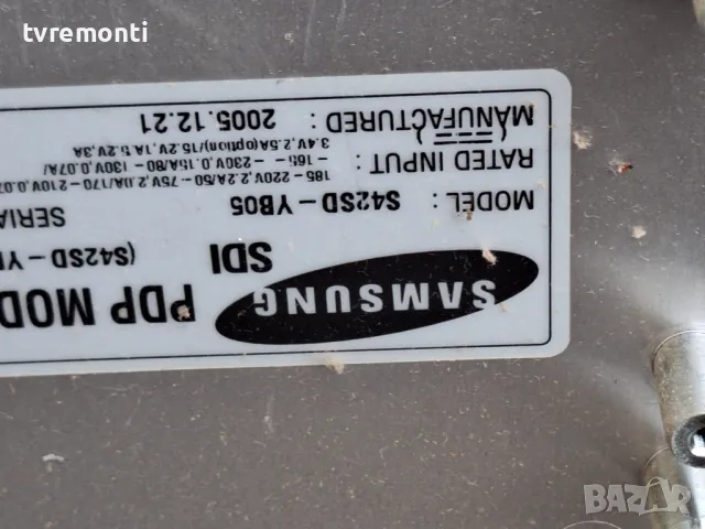 Y-MAIN LJ41-03424A LJ92-01337A PHILIPS 42PF5320/10 ,For 42Inc Display S42SD-YB05, снимка 8 - Части и Платки - 48303363