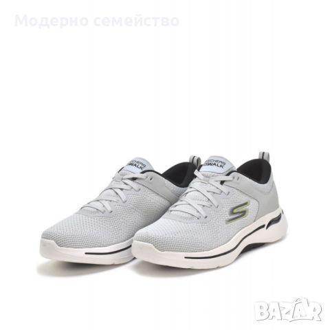 Мъжки маратонки skechers gowalk arch fit clinton shoes grey, снимка 2 - Маратонки - 46639299