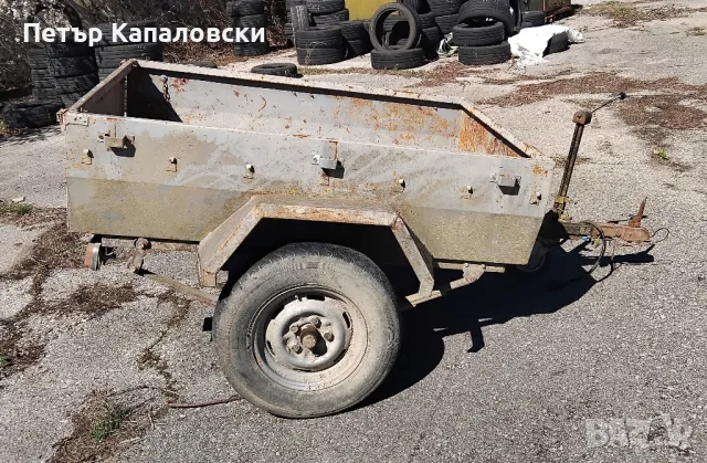 Ремарке със РЕГИСТРАЦИЯ!
Намира се в Габрово. Задължително прехвърля!, снимка 4 - Ремаркета - 49652663