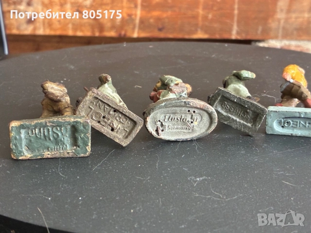 Стари фигурки войници.Durso Elastolin Lineol, снимка 5 - Колекции - 54296039