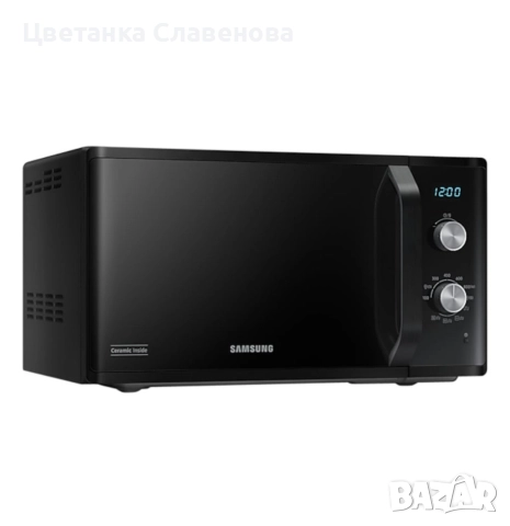 Микровълнова фурна Samsung MG23K3614AK, 23 л, 1250 W, LED дисплей, 6 степени на мощност, снимка 4 - Микровълнови - 52632471