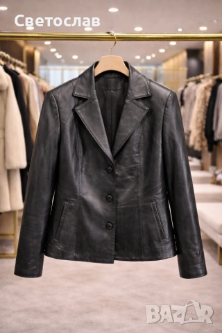 Дамски якета от естесгвена кожа , снимка 13 - Якета - 53526903