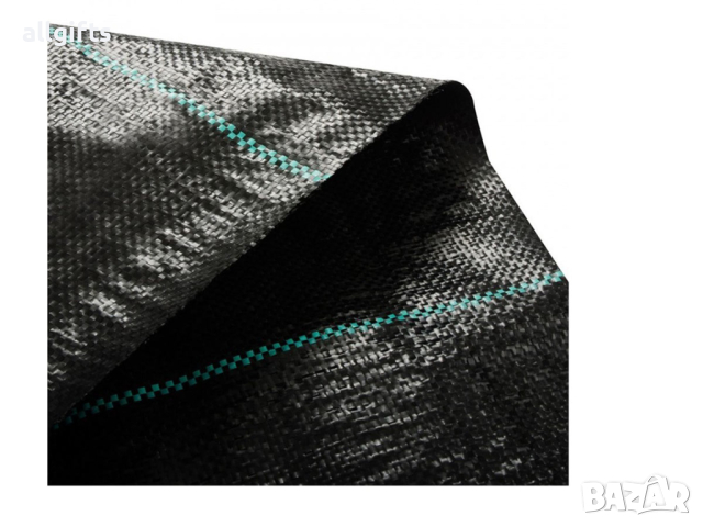 0,6м х 100м Покривало (агротекстил) от тъкан текстил против плевели 70гр. PP черно UV,, снимка 4 - Други - 44952370