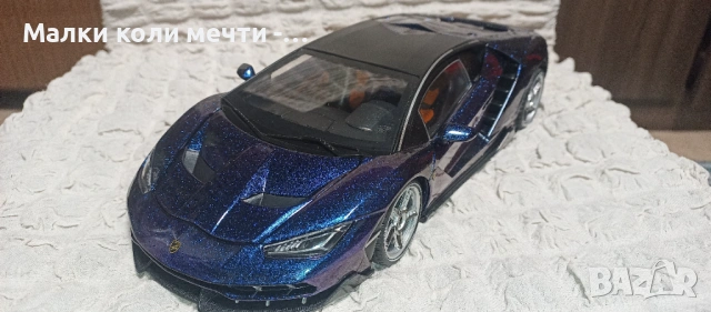 Метална количка Lamborghini Centenario - 2016 г.  Мащаб 1:18 , чисто нова 
