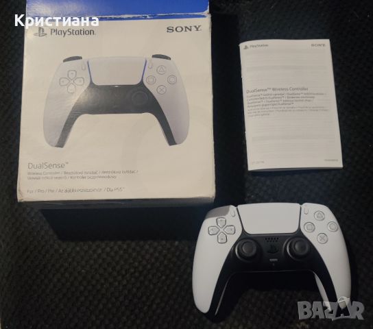 Оригинален PS5 контролер бял с кутия