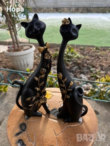 Луксозен комплект котки , снимка 2 - Декорация за дома - 53399556
