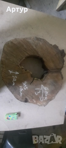 Дървени шайби от орех различни размери, снимка 2 - Декорация за дома - 53368623