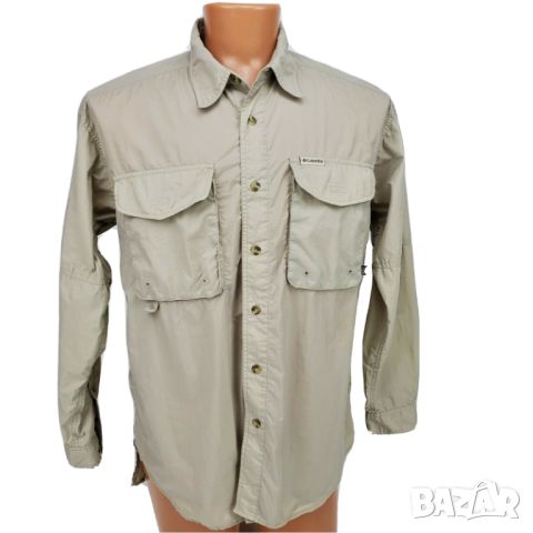 Columbia GRT Outdoor Hiking Trek Shirt / L-XL* / мъжка риза лятна с дълъг ръкав / състояние: отлично, снимка 14 - Спортна екипировка - 45278487