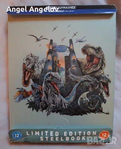 Jurassic World Trilogy Steelbook Limited Edition 4K 