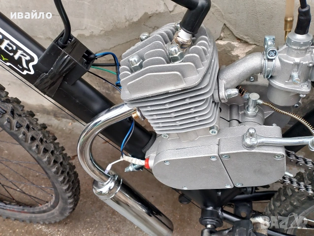 колело с чисто нов двигател , снимка 4 - Велосипеди - 53401763