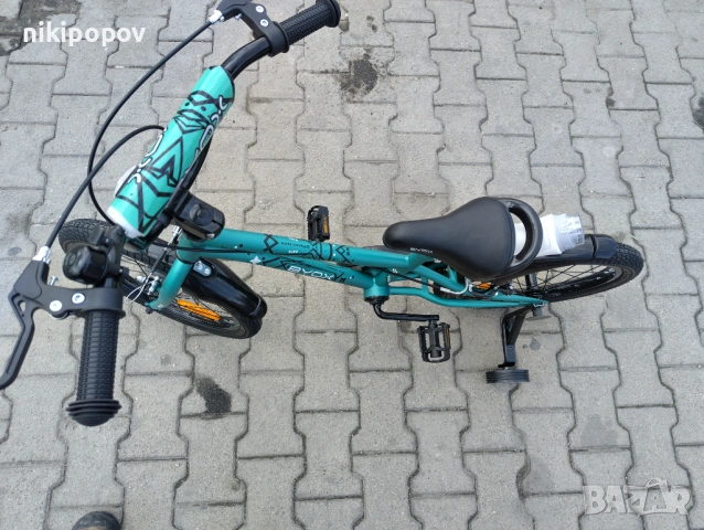 BYOX Велосипед 18" PIXY зелен, снимка 10 - Велосипеди - 53559050