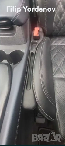 Комплект за автомобил - органайзер между седалките и бонус реставратор, снимка 4 - Аксесоари и консумативи - 53619647