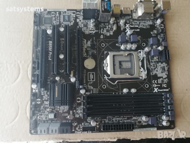 Дънна платка ASRock B85M-Pro4 Socket LGA1150, снимка 5 - Дънни платки - 46461994