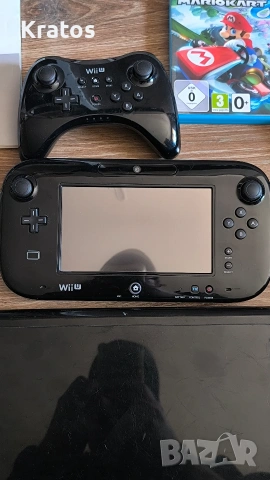 Nintendo Wii U 32GB Black + Mario Kart 8, снимка 4 - Nintendo конзоли - 54106323