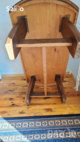 Масивна Дървена маса, снимка 4 - Маси - 53193868