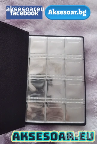 Нов Кожен албум за монети с 10 прозрачни страници с 120 джоба Книга  каталог за колекция на монети, снимка 6 - Нумизматика и бонистика - 53770012