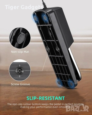 LEKATO DP-10 sustain педал за пиано универсален 6.35мм Yamaha Casio, снимка 4 - Друга електроника - 54137839